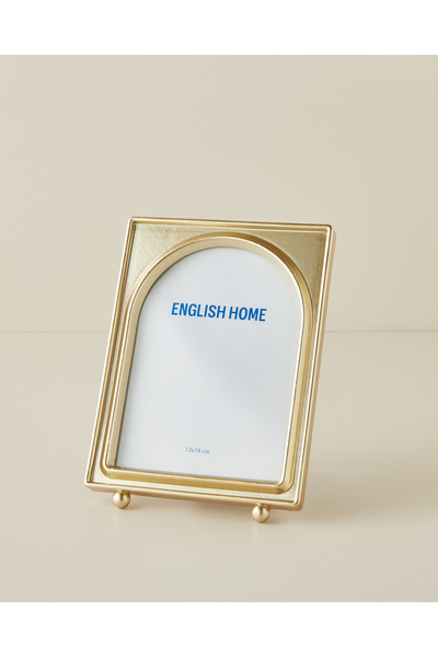 English Home Levina Mdf Çerçeve 13x18 cm Kahve – Gold