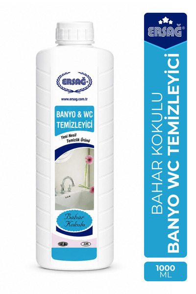 Ersağ Bahar Kokulu Konsantre Banyo Ve Tuvalet Temizleyici 1 Lt