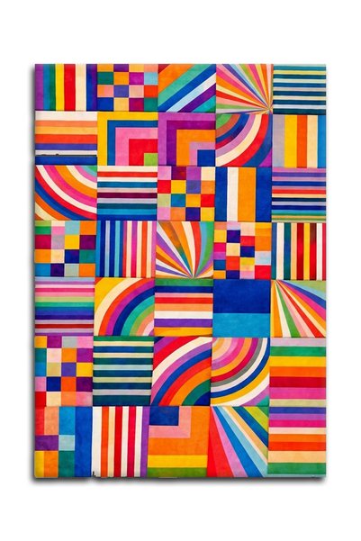 Rugs Modern Halı سجادة زخرفية منسوجة متعددة الألوان بنمط هندسي من SDT sdt730