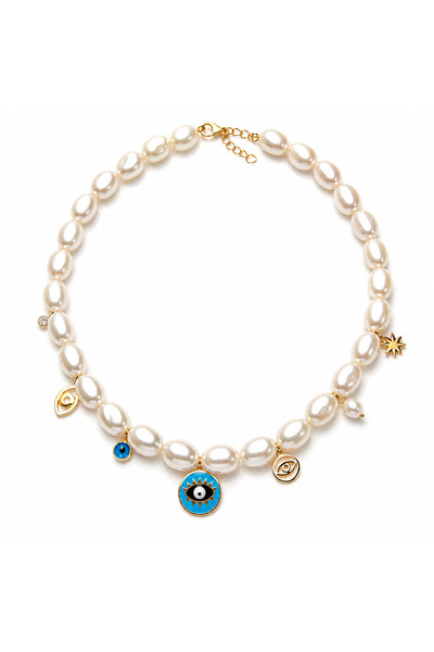 Rossetto Atelier Stainless Steel Charm Kint Necklace