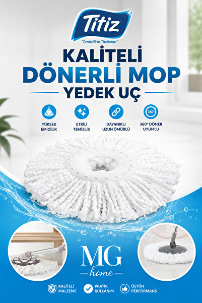 VENON 1 Adet 💙KALİTELİ 💙 TİTİZ Storm Mafsallı Mop Yedek Bez Tp-855 Mikrofib...