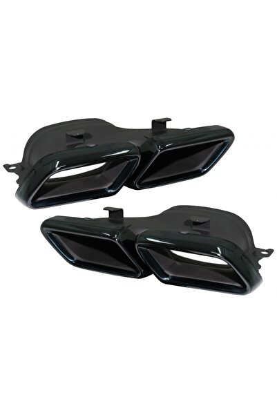 tuningset Ornamente tobe de eșapament pentru Mercedes Clasa C W205 S205 C205 ...