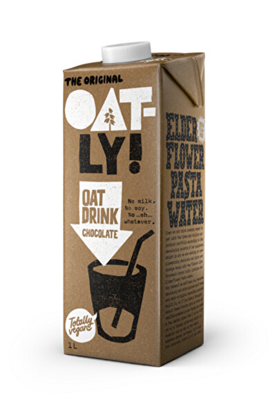 Oatly مشروب الشوفان بالشوكولاتة 1 لتر (عبوة من 6 قطع)