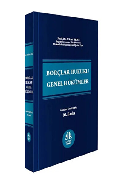 Genel Markalar Yetkin Borçlar Hukuku Genel Hükümler Ciltli -fikret Eren