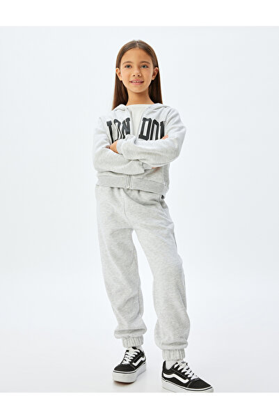 Koton Pantaloni de sport de bază Jogger cu talie elastică înălțată