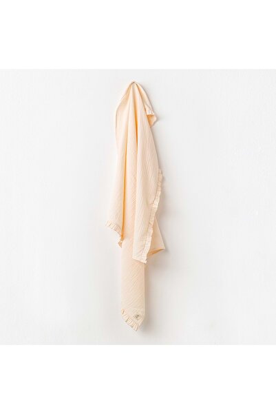 andywawa Ac24677 Blanket 95x85 Muslin Pretty Flowers Baby Blanket Salmon