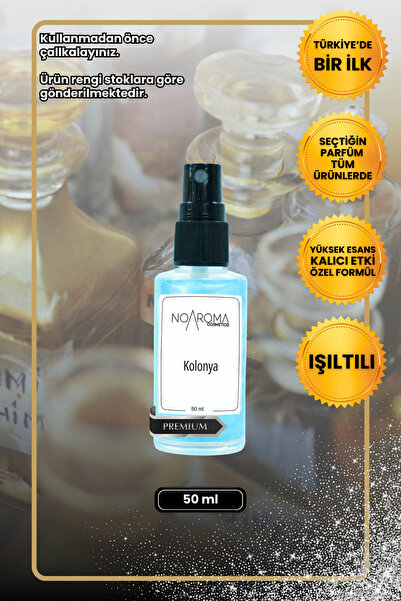 Noaroma HANIMELİ KOKULU 50 ML IŞILTILI CEP KOLONYASI Muadil