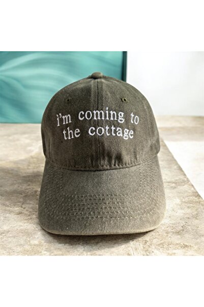 Stayberry Store Heated Rivalry I'M Coming to the Cottage Green Hat