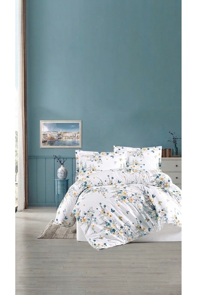 VefaHome Polycotton Double Duvet Cover Set (Butterfly)
