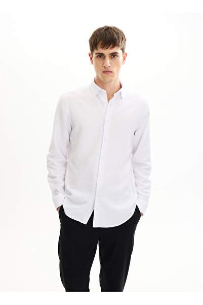 Back And Bond White Men's Shirt B35S20018