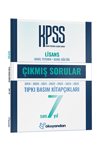 okuyandan KPSS Lisans TIPKI BASIM Çıkmış Sorular Son 7 YIL (EKO)