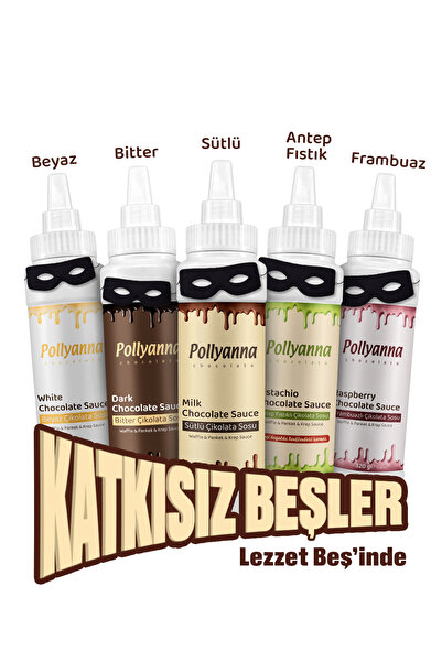 Pollyanna Katkısız Beşler Lezzet Beş'inde 320 Gr 5'Li Set - Waffle & Pankek &...