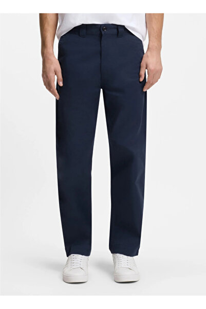 BOSS Lacivert Erkek Straight Chino Pantolon Chino-Straight-A
