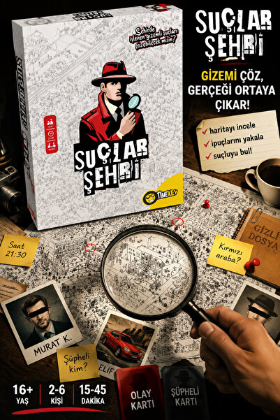 Gargamel Suçlar Şehri Dedektiflik Harita Oyun Şehir Haritası Üzerinde Suç Çöz...