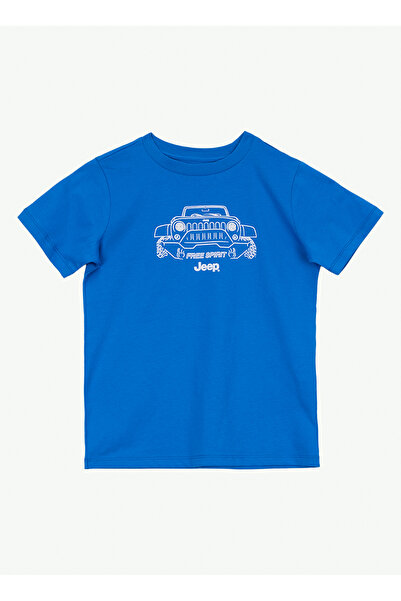 JEEP Saks Erkek Çocuk Baskılı T-Shirt J6SB-TST7673