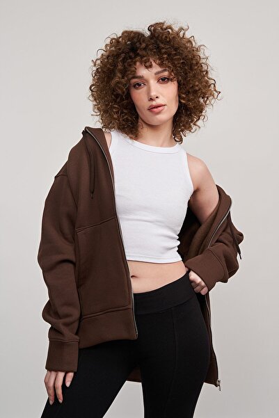 Mbey Full Zipper Hooded Sweatshirt