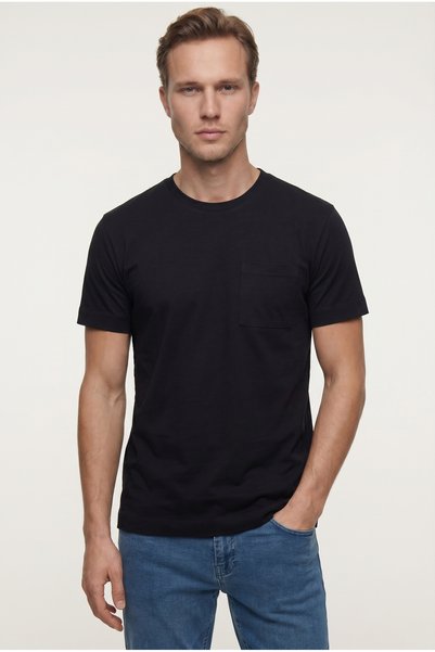 Tween Relaxed Fit Lacivert %100 Pamuklu T-Shirt