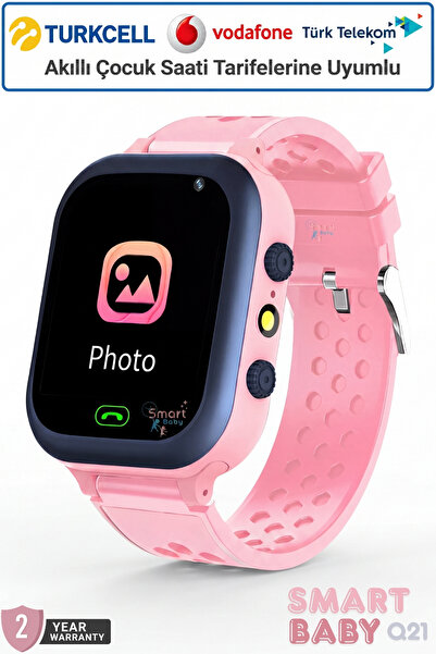 Smart Baby SmartBaby Q21 LBS Konumlu Akıllı Çocuk Takip Saati - Sim Kartlı Ar...