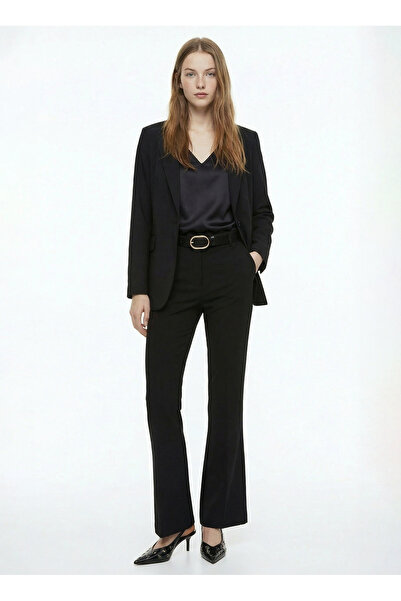 Fabrika Siyah Kadın Slim Fit Blazer F6SL-CKT0331
