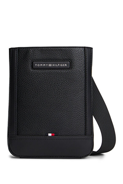 Tommy Hilfiger Siyah Erkek Postacı Çantası TH CENTRAL MINI CROSSOVER