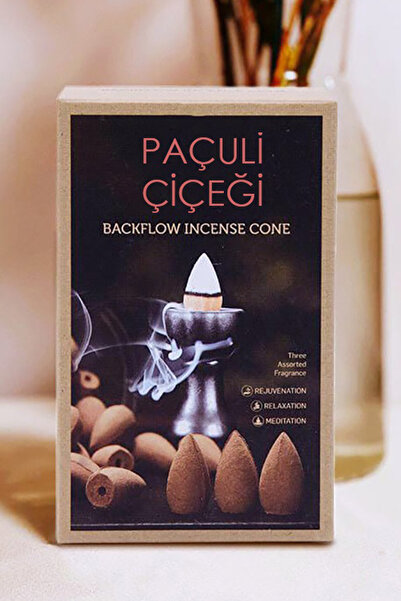 OrdoVeni Patchouli Kokulu Doğal Geri Akış Tütsü | Oda Kokusu | Şelale Tütsü