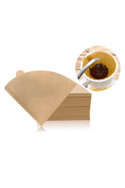 MIBRU Coffee paper filter v60 v02 100pcs brown