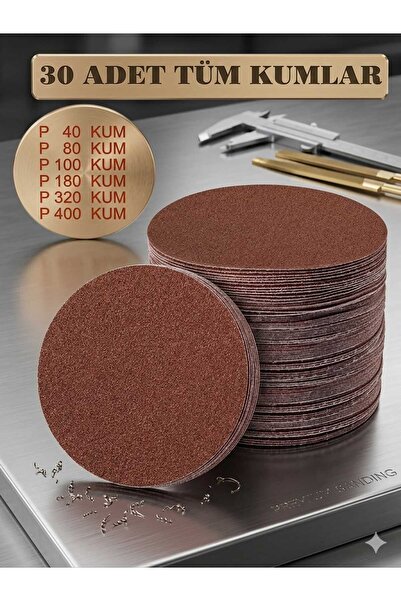 diğer0101 125 MM CIRT DİSK ZIMPARA RED 30 LU KARMA PAKET