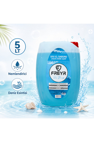 FREYR Sea Breeze Perfumed Liquid Hand Soap 5 Liters with Moisturizing Formula