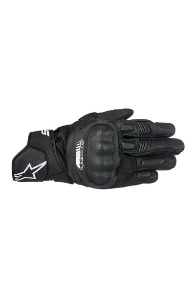 Alpinestars SP-5 Deri Korumalı Motosiklet Eldiveni Siyah