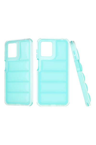 Techsuit Motorola Moto G14 Case - Wave Shield - Turquoise