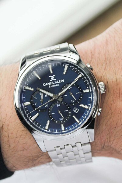 Daniel Klein Dk297195 Men's Wristwatch with Steel Strap