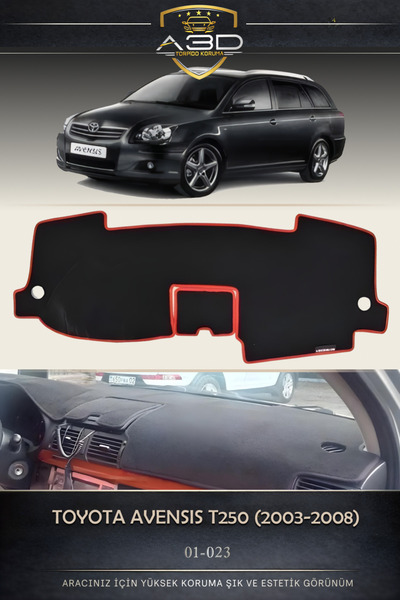 A3D TORPİDO KORUMA Toyota Avensis T250 (2003-2008) Dashboard Protection Prote...