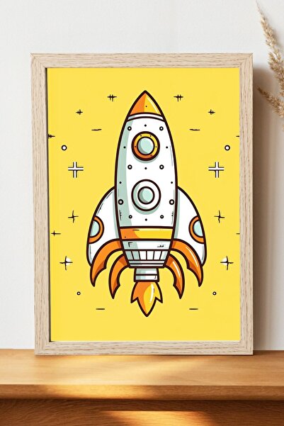 Luna Marissa Αφίσα Rocket - Αφίσα τοίχου από γυαλιστερό χαρτί χωρίς πλαίσιο