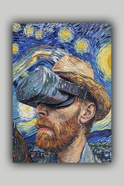 Luna Marissa Αφίσα τοίχου χωρίς πλαίσιο Van Gogh VR