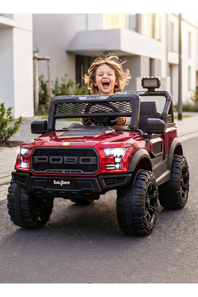 BAYBEE Bronco Battery Ride-On Jeep for Kids with Lights & Music, Parental Con...