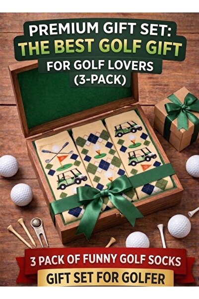 melgo 3'lü Set Golf Çorabı