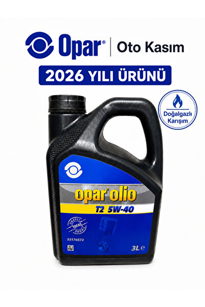 Oto Kasım Opar Olio T2 5W-40 55176572 LPG Opar Orijinal Yağı Yeni Kutu