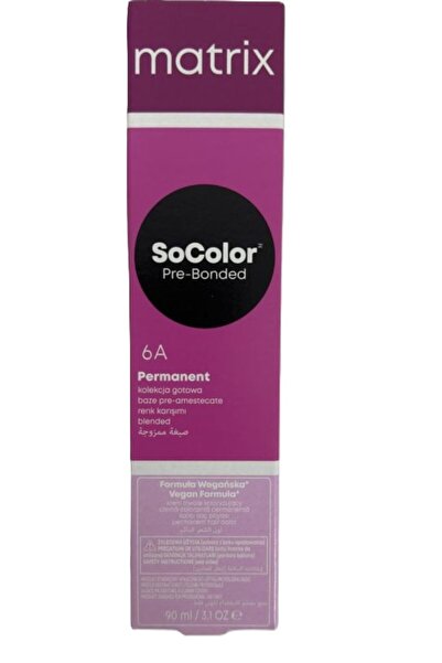 Matrix SoColor Permanent Hair colour. Shade: 6.1 (Dark Blond Ash)