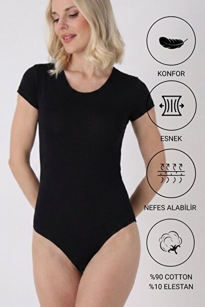 Altınay Kadın Yarım Kol Çıtçıtlı Badi/Zıbın 90% pamuk