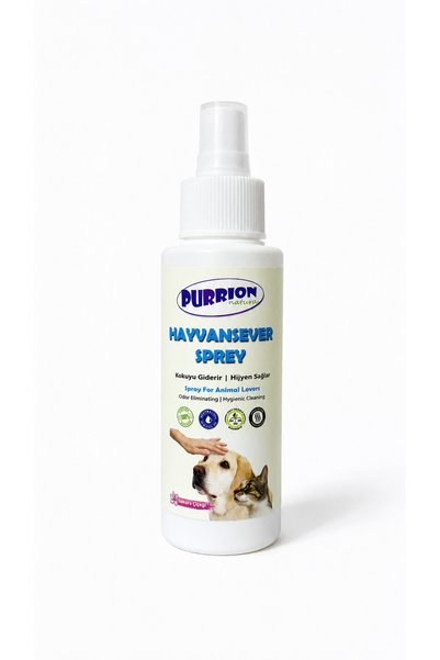 Purrion Natura Hayvansever Sprey Temas Sonrası Anında Koku Giderici Sakura Çiçeği 90 ml