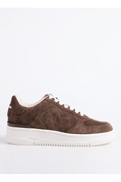 Polo Ralph Lauren Kahverengi Kadın Süet Sneaker MASTERS CRT