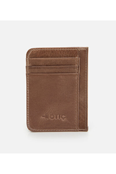 Hotiç Genuine Leather Anthracite Men's Wallet