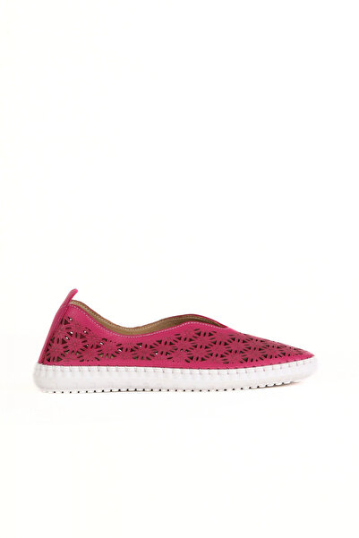 Bueno Shoes حذاء كاجوال نسائي من الجلد الفوشيا فلوتر 01wn9605