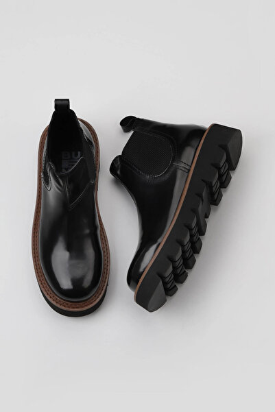 Bueno Shoes Men's Boots - BlackFtcLeather,Model01mv10600