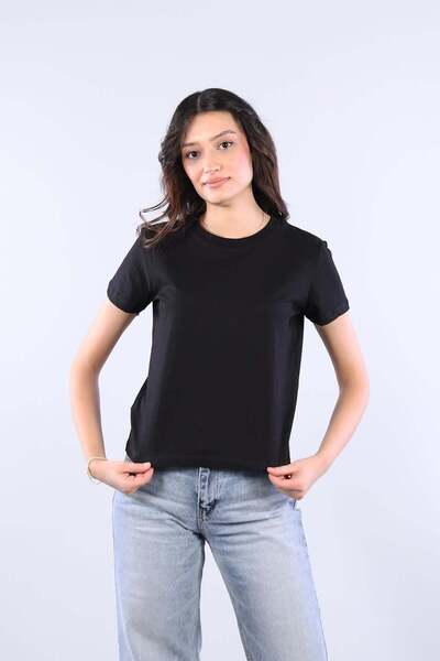 Mckanzie 26504 jerseu simplu Decolteu în formă de O, scurt tricou