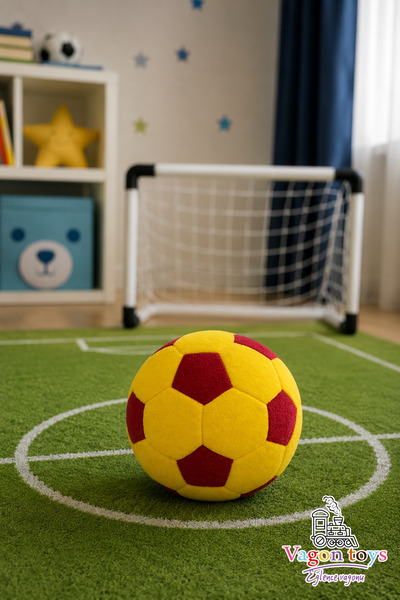 vagontoys Peluş Futbol Topu Oyuncak Yastık 17 cm