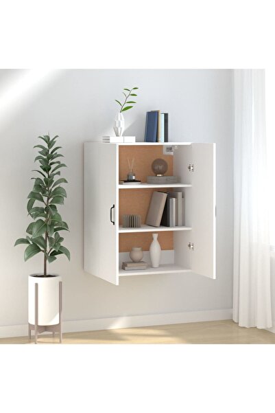 Concept Dulap suspendat, alb, 69,5x34x90 cm, lemn prelucrat