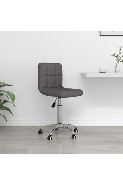 Concept Scaun de birou pivotant, gri taupe, material textil