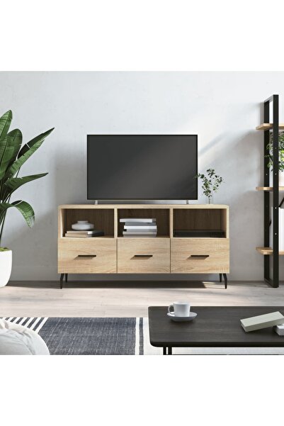 Concept Dulap TV stejar sonoma, 102x36x50 cm, lemn prelucrat