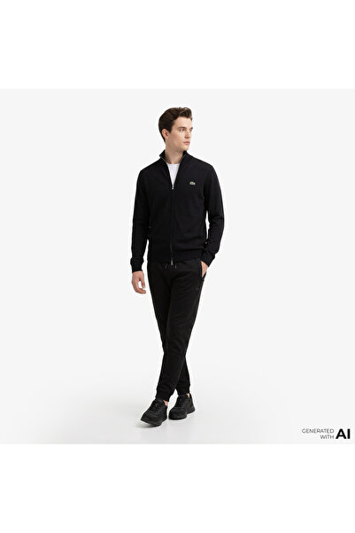 Lacoste Erkek Relaxed Fit Siyah Eşofman Altı